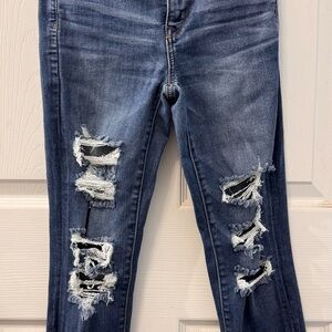 American Eagle Outfitters High Rise Blue Jeans